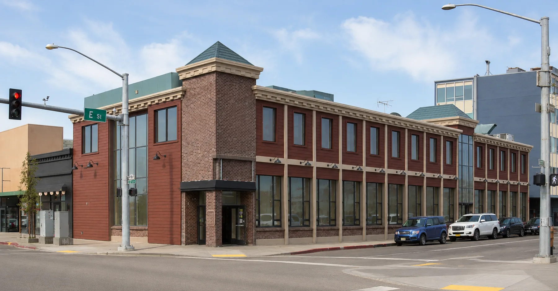 The Aurora Room building on E Street in downtown Anchorage